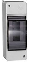 Бокс IEK Krepta 3 КМПн 2/2 146x59x83 IP30 для 2 автоматов с прозрачной крышкой картинка 